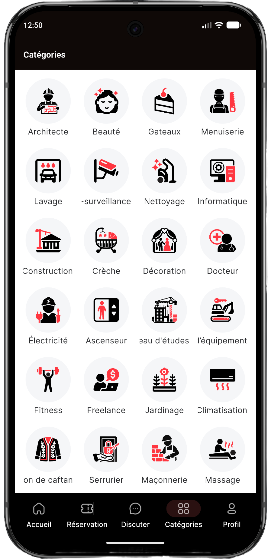 Find a service in Aslih